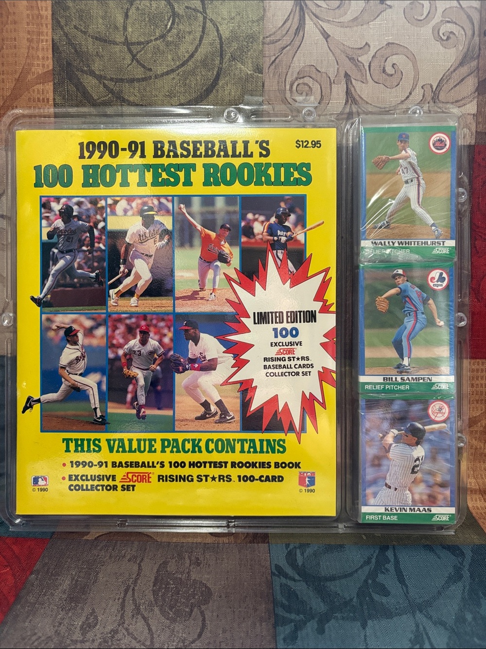 1990-91 Baseball's 100 Hottest Rookies Value Pack - Yellow Cover